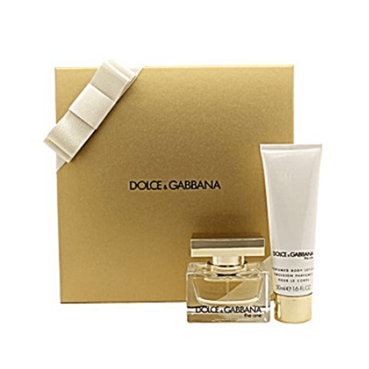Dolce & Gabbana The One Eau by Parfum Women's Perfume Gift Set Spray (50ml) with 100ml Body Lot