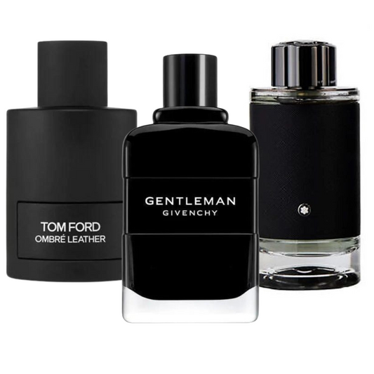 3 Parfums Tom Ford ombre Leather, Givenchy Gentleman, Montblanc Explorer (Eau de Parfum)